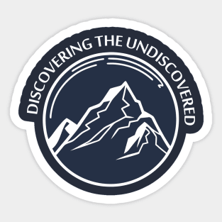 Discovering The Undiscovered Sticker